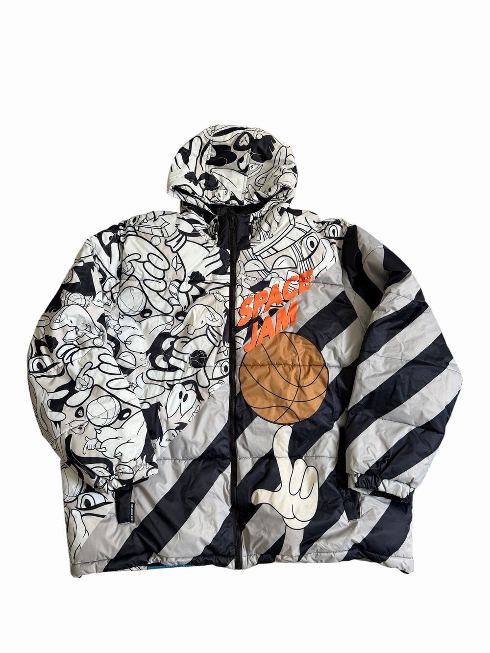 Vintage Space Jam Looney Tunes Members Only Bugs Bunny Jacket 4XL Rare